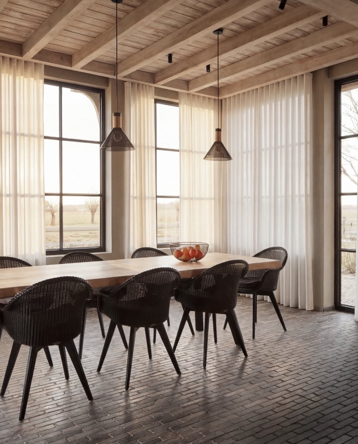 Landelijke eetkamer