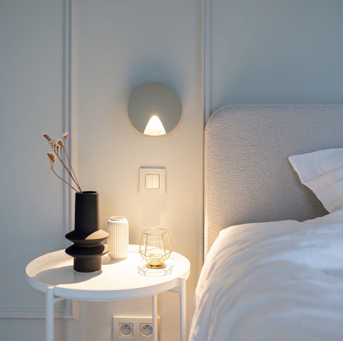 Sfeer bij het bed